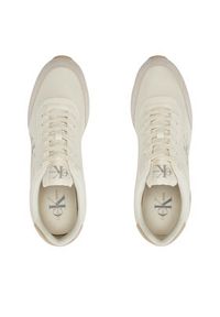 Calvin Klein Jeans Sneakersy Retro Runner Low Mix Mtl YM0YM01032 Écru. Materiał: materiał #6