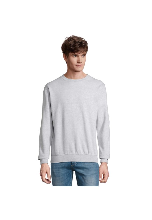 SOL'S - Bluza Rozpinana Unisex Dla Dorosłych Columbia. Kolor: szary. Materiał: polar. Sport: turystyka piesza