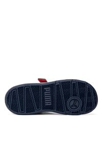 Sneakersy dziecięce granatowe Puma Stepfleex 2 SL VE V INF. Zapięcie: rzepy. Kolor: niebieski. Materiał: syntetyk, materiał. Szerokość cholewki: normalna #4