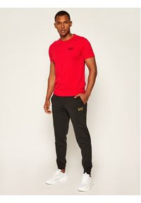 EA7 Emporio Armani Spodnie dresowe 8NPP53 PJ05Z 0208 Czarny Slim Fit. Kolor: czarny. Materiał: dresówka, bawełna #5