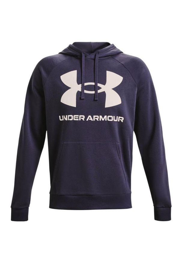 Under Armour - Męska Bluza Polarowa Rival. Kolor: fioletowy. Materiał: polar