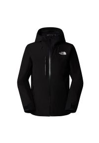 Kurtka The North Face Descendit 0A87Y9JK31 - czarna. Kolor: czarny. Materiał: poliester, materiał, tkanina, syntetyk. Styl: klasyczny. Sport: narciarstwo #1