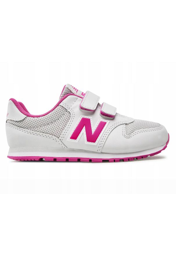 New Balance - Buty na co dzień dziecięce NEW BALANCE 500 do szkoły sportowe. Okazja: na uczelnię, na co dzień. Zapięcie: rzepy. Kolor: szary. Sport: turystyka piesza