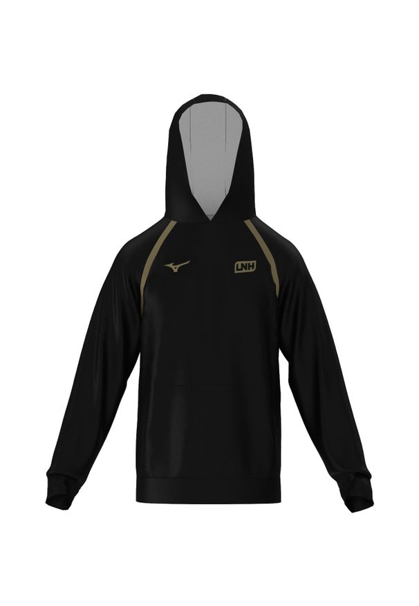 Bluza z kapturem Mizuno StarLigue LNH. Typ kołnierza: kaptur. Kolor: wielokolorowy, czarny, beżowy. Sport: piłka ręczna