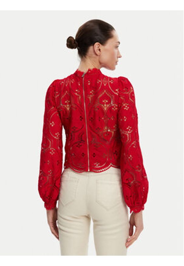 Morgan Bluzka 251-OMBRE Czerwony Regular Fit. Kolor: czerwony. Materiał: syntetyk