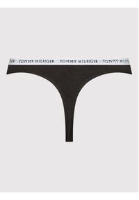 TOMMY HILFIGER - Tommy Hilfiger Komplet 3 par stringów 3p UW0UW02829 Kolorowy. Materiał: bawełna. Wzór: kolorowy #8