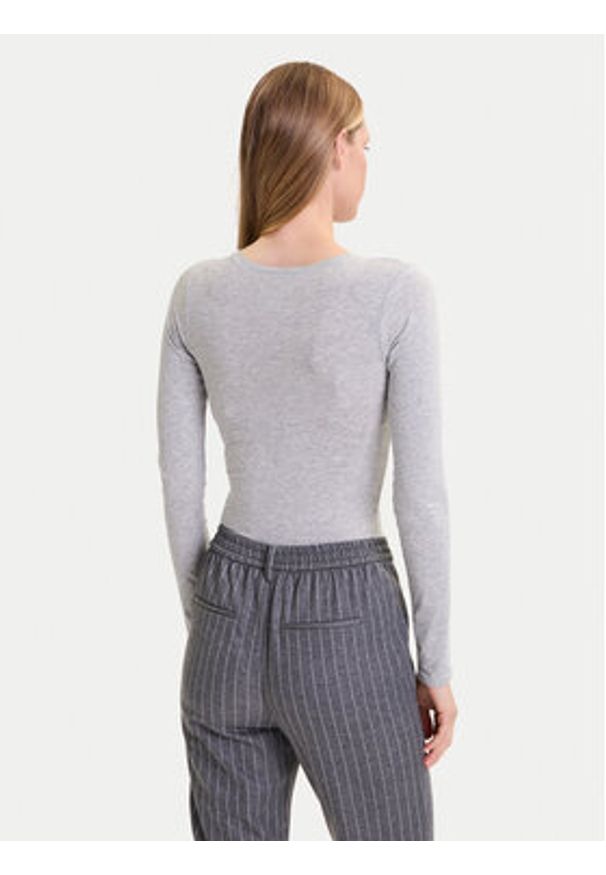 Polo Ralph Lauren Body 4P0491 Szary Slim Fit. Typ kołnierza: polo. Kolor: szary. Materiał: bawełna