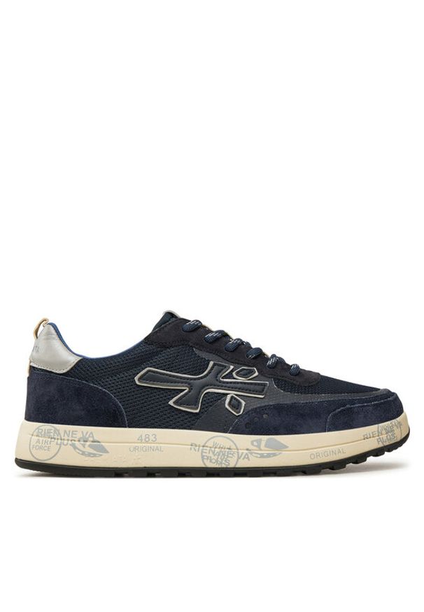 Premiata Sneakersy Nous 6857 Granatowy. Kolor: niebieski. Materiał: materiał