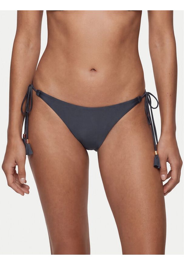 Seafolly Dół od bikini Belle 40760-311 Granatowy. Kolor: niebieski. Materiał: syntetyk