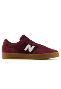 Buty unisex New Balance Numeric UN430BYG – bordowe. Kolor: czerwony. Materiał: dresówka, skóra. Szerokość cholewki: normalna. Sport: skateboard #1