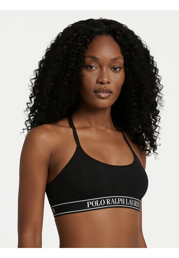 Polo Ralph Lauren Biustonosz top 4P0477 Czarny. Kolor: czarny. Materiał: syntetyk