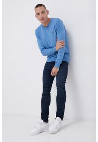 Lee jeansy MALONE WORN LEA męskie. Kolor: niebieski #2
