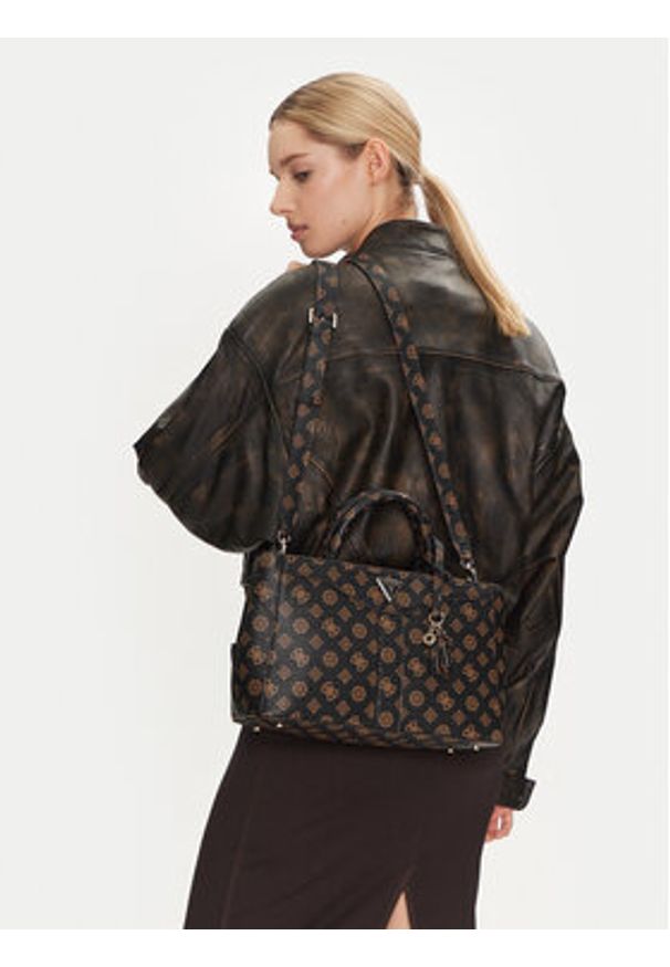 Guess Torebka HWPM95 21060 Brązowy. Kolor: brązowy. Materiał: skórzane