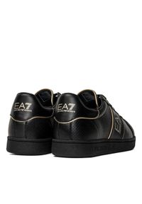 Sneakersy męskie czarne EA7 Emporio Armani X8X102 XK258 M701. Kolor: czarny. Sezon: lato