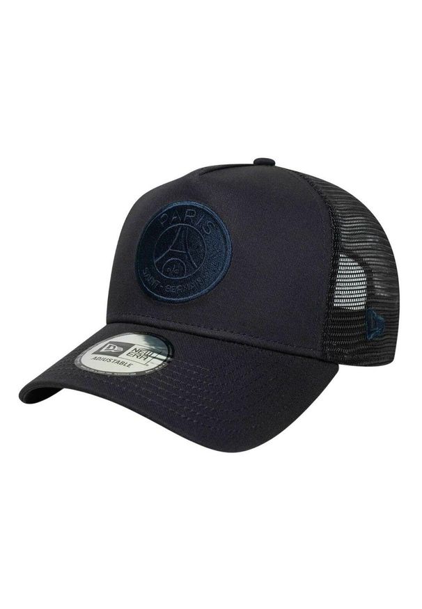 PSG - New Era czapka z daszkiem Trucker Cap Paris Saint-Germain granatowa. Kolor: niebieski