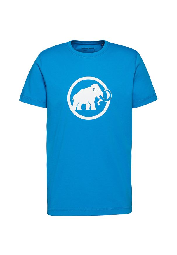 Koszulka bawełniana męska Mammut Core T-Shirt Classic. Kolor: niebieski. Materiał: bawełna. Sport: turystyka piesza