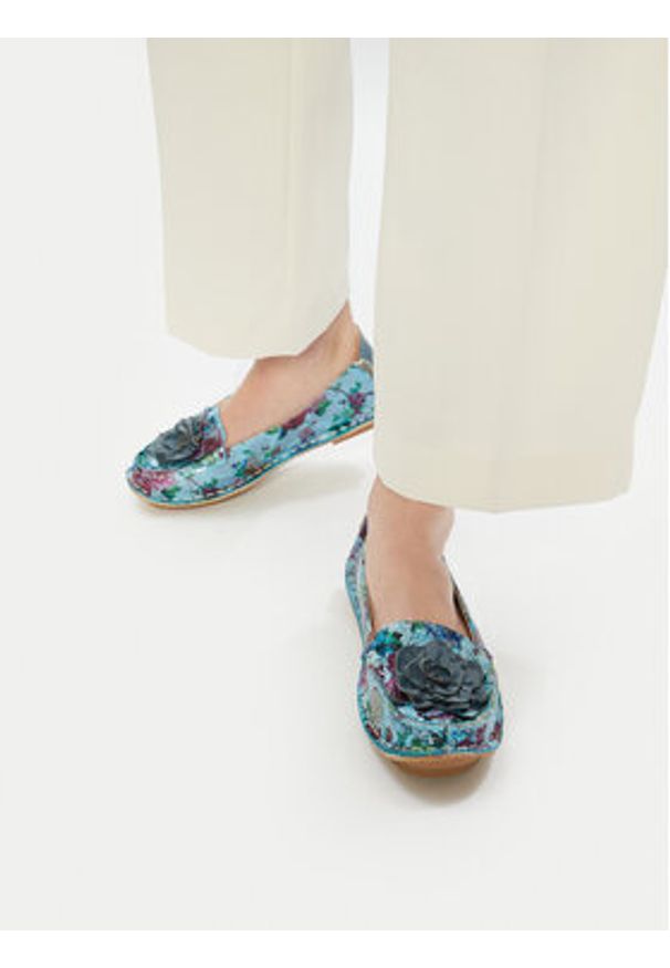 Laura Vita Baleriny Aucdreyo 21 Niebieski. Kolor: niebieski. Materiał: skóra