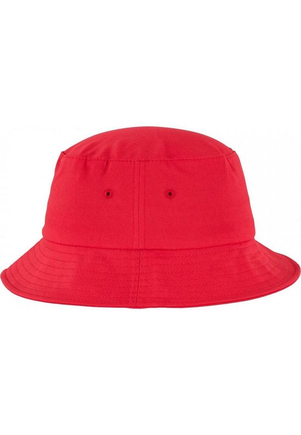 FLEXFIT - Cotton Twill Bucket Hat. Kolor: czerwony
