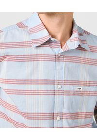 Wrangler - MESKA KOSZULA WRANGLER SS 1 PKT SHIRT NIAGARA MIST 112362756 #3