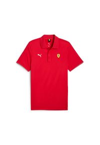 Polo Puma Ferrari Race Cloudspun. Typ kołnierza: polo. Kolor: czerwony