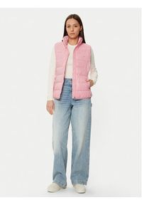 Tommy Jeans Bezrękawnik DW0DW19390 Różowy Regular Fit. Kolor: różowy. Materiał: syntetyk. Długość rękawa: bez rękawów #4