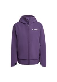 Adidas - Kurtka softshell turystyczna damska adidas Terrex Multi. Kolor: fioletowy. Materiał: softshell. Sport: turystyka piesza #1