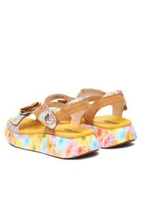 Laura Vita Sandały Nikito 01 Żółty. Kolor: żółty. Materiał: skóra #6