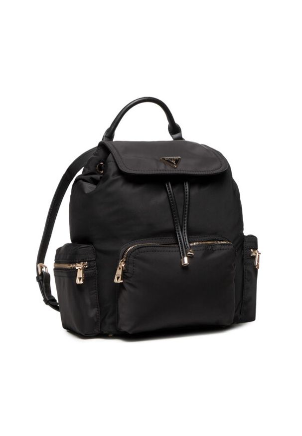 Guess Plecak Eco Gemma HWEYG8 39532 Czarny. Kolor: czarny. Materiał: materiał