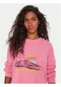 Roxy Bluza Eastside ERJKT04322 Różowy Boxy Fit. Kolor: różowy. Materiał: syntetyk
