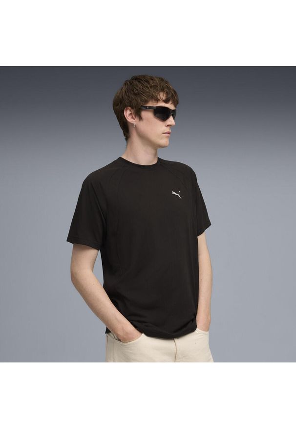 Puma - Męska koszulka Evostripe PUMA. Kolor: czarny. Sport: bieganie