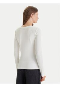 Calvin Klein Bluzka LV044D235G Biały Slim Fit. Kolor: biały #2