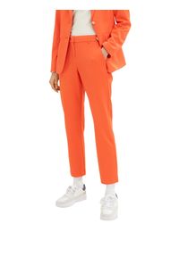 Tom Tailor Spodnie materiałowe 1035887 Pomarańczowy. Kolor: pomarańczowy. Materiał: syntetyk