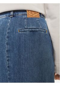 Marella Spódnica jeansowa Cast 2413101024 Niebieski Regular Fit. Kolor: niebieski. Materiał: bawełna #6