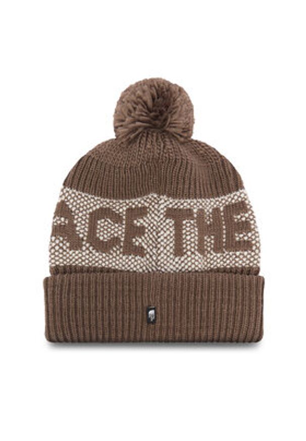 The North Face Czapka Retro Cabin NF0A88QW Brązowy. Kolor: brązowy. Materiał: poliester, materiał. Styl: retro