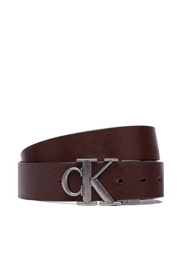 Pasek Calvin Klein. Kolor: brązowy