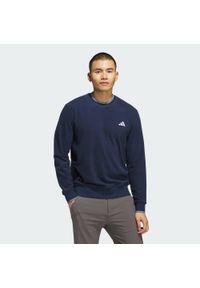 Adidas - Bluza z zaokrąglonym dekoltem Ultimate365 Tour. Typ kołnierza: golf. Kolor: niebieski. Sport: golf #1