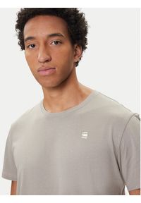 G-Star RAW - G-Star Raw T-Shirt Base-S D16411-336 Beżowy Regular Fit. Kolor: beżowy. Materiał: bawełna #3