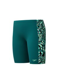Kąpielówki chłopięce spodenki kąpielowe Speedo Jammer Digital. Kolor: zielony #1