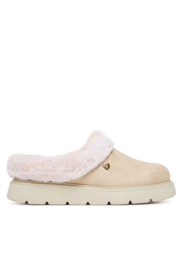 skechers - Skechers Kapcie Keepsakes Lite 114762/OFWT Écru. Materiał: skóra