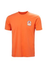 Koszulka Helly Hansen Massif Graphic. Kolor: pomarańczowy #1