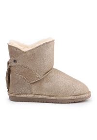 Bearpaw - Buty BearPaw Mia Youth W 2062Y Pewter Distressed różowe. Kolor: różowy. Materiał: skóra, materiał, guma. Szerokość cholewki: normalna. Sezon: zima