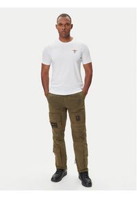 Aeronautica Militare Spodnie materiałowe 252PA1387UCT0149 Zielony Regular Fit. Kolor: zielony. Materiał: bawełna
