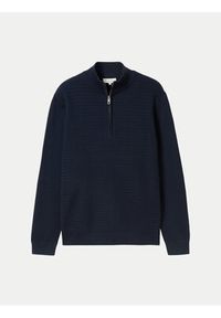 Tom Tailor Sweter 1044475 Granatowy Regular Fit. Kolor: niebieski. Materiał: bawełna #5