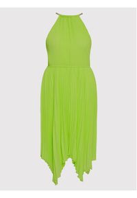 Rinascimento Sukienka koktajlowa CFC0109265003 Zielony Regular Fit. Kolor: zielony. Materiał: syntetyk. Styl: wizytowy #5
