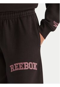 Reebok Spodnie dresowe Marvs RK25165CCW Brązowy Regular Fit. Kolor: brązowy. Materiał: bawełna #5