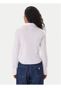 Tommy Jeans Koszula Baby DW0DW22604 Różowy Slim Fit. Kolor: różowy. Materiał: bawełna #2