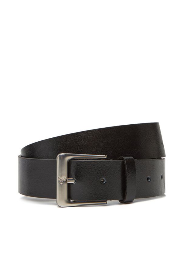 Calvin Klein Pasek Męski Classic Buckle 35Mm LV04G7027G Czarny. Kolor: czarny. Materiał: skóra