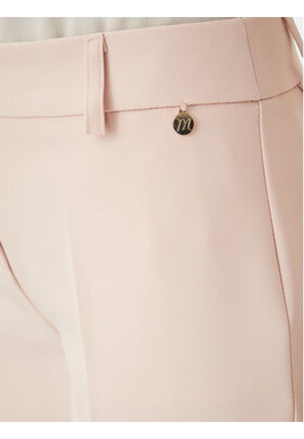 Maryley Spodnie materiałowe 26EB52Z/43PY Różowy jasny Regular Fit. Kolor: różowy. Materiał: syntetyk