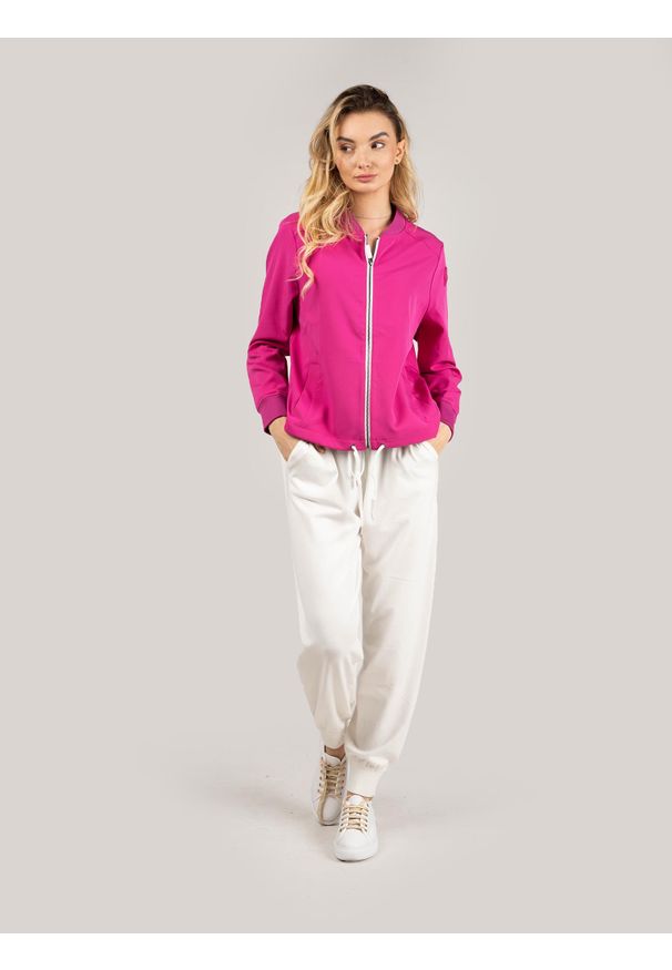 Invicta Bluza | 4454265/ D | Kobieta | Różowy. Typ kołnierza: kołnierzyk stójkowy. Kolor: różowy. Materiał: poliester. Długość: długie. Wzór: aplikacja