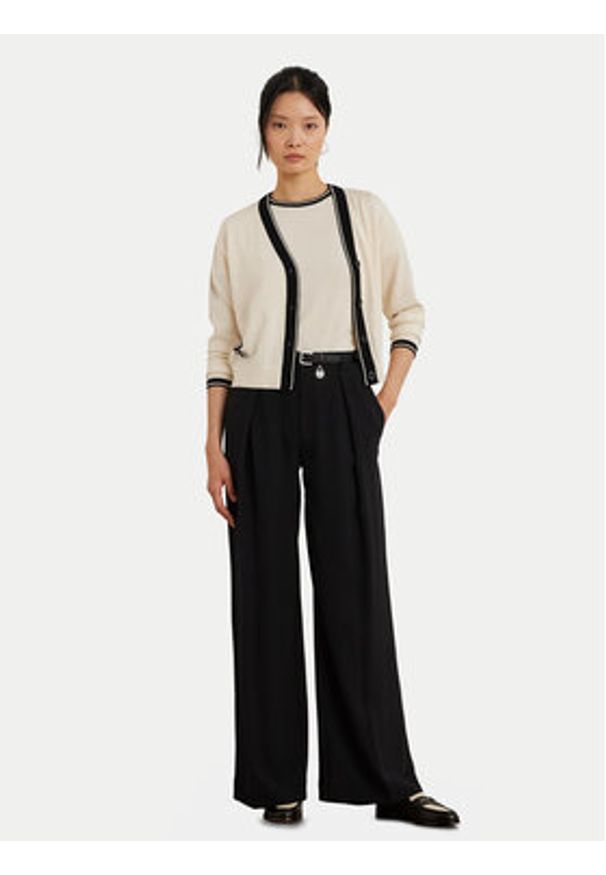 Lauren Ralph Lauren - LAUREN RALPH LAUREN Sweter 200963659001 Écru Relaxed Fit. Materiał: bawełna